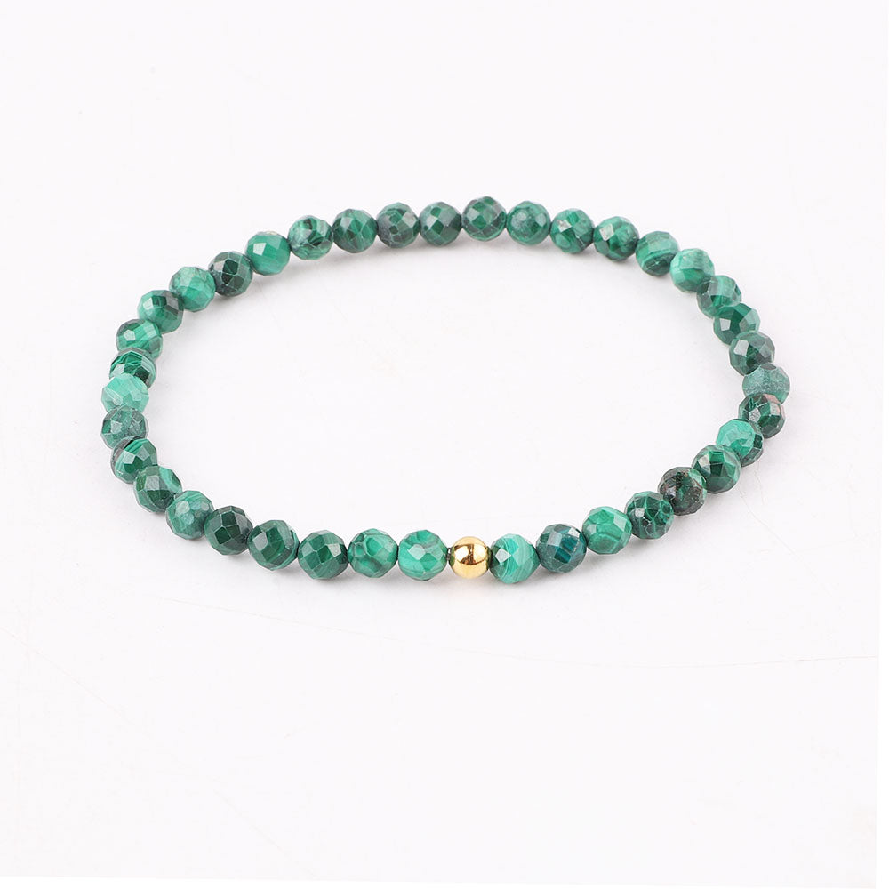 Malachite Nicki Bracelet | Malachite Bracelet | Priceless Beads
