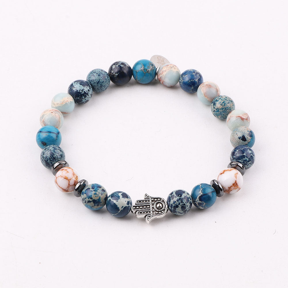 Wolf of Beads - Serene Sky - Priceless Beads