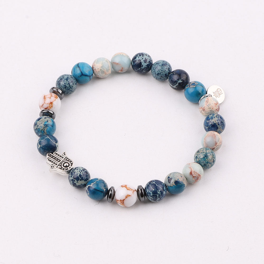 Wolf of Beads - Serene Sky - Priceless Beads