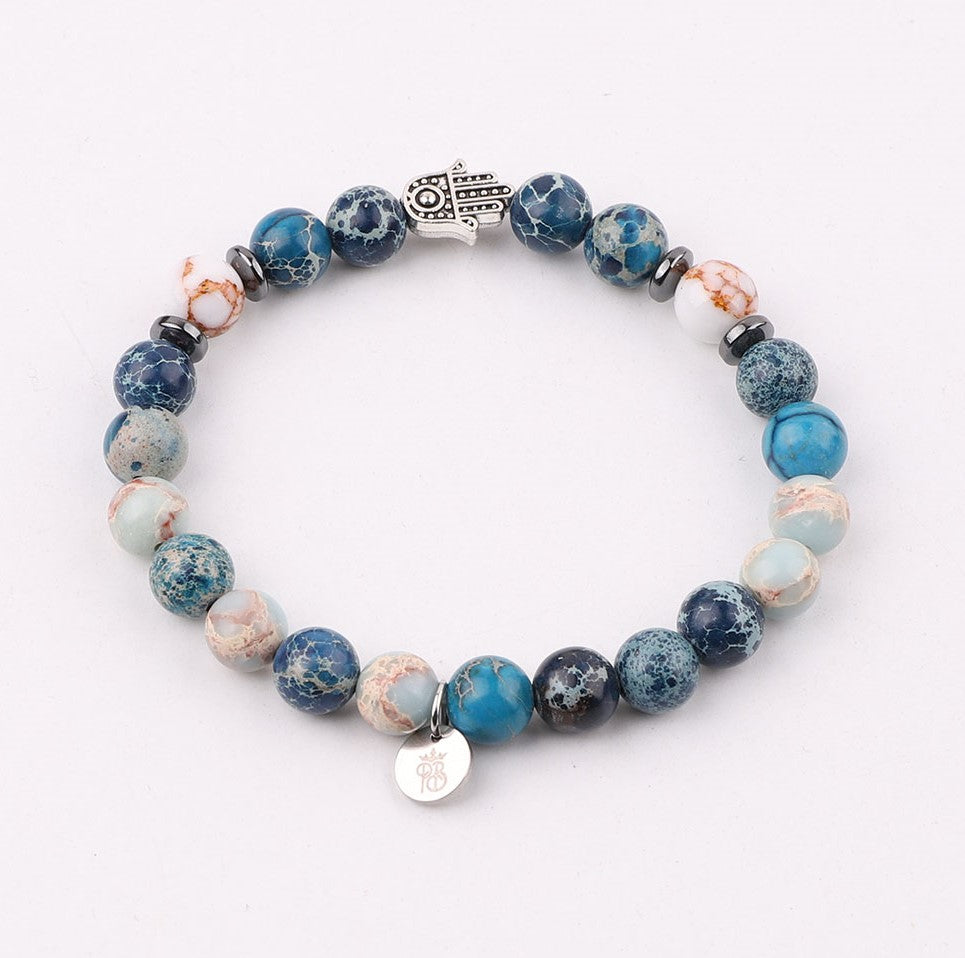 Wolf of Beads - Serene Sky - Priceless Beads