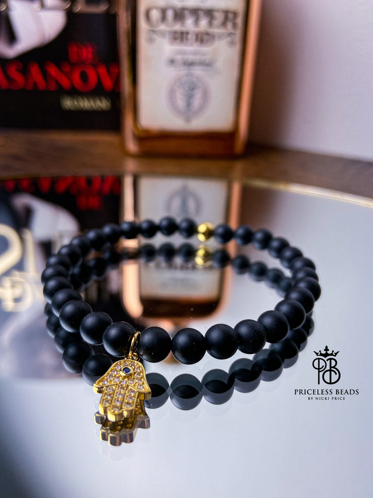 Classic Black Bracelet | Classic Gold Bracelet | Priceless Beads