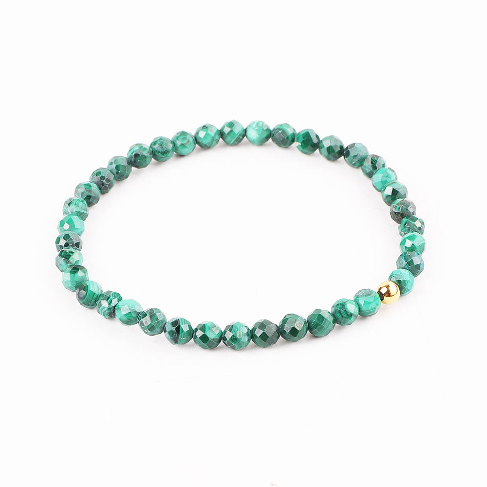 Malachite Nicki Bracelet | Malachite Bracelet | Priceless Beads