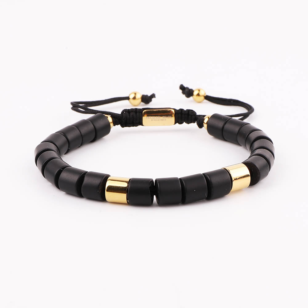 Black Blok Beads Bracelet | Black Beads Bracelet | Priceless Beads