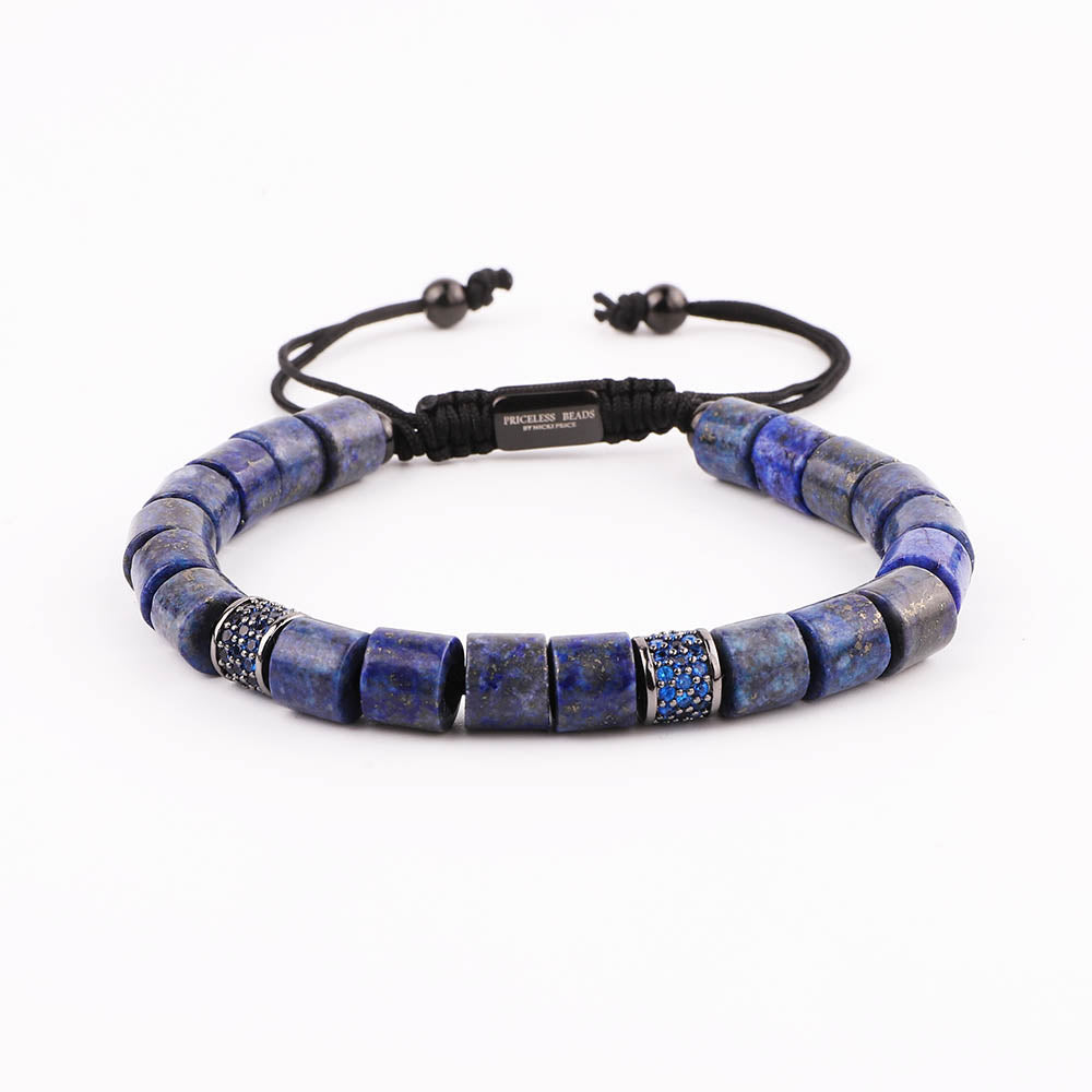 Lapis Blok Beads Bracelet | Lapis Beads Bracelet | Priceless Beads