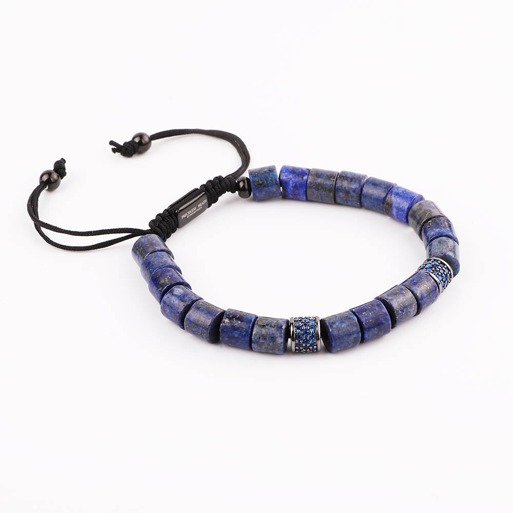 Lapis Blok Beads Bracelet | Lapis Beads Bracelet | Priceless Beads