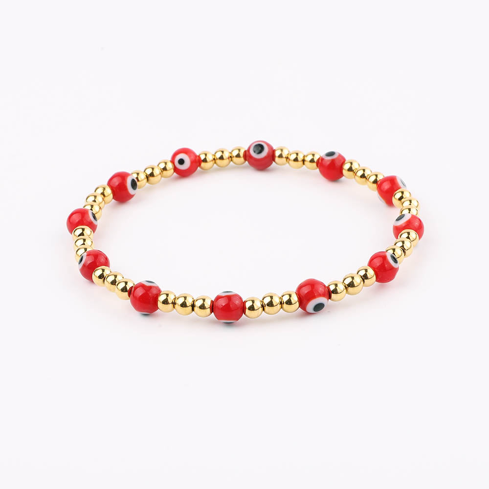 Red Evil Eye Bracelet | Red Bracelet with Eye | Priceless Beads