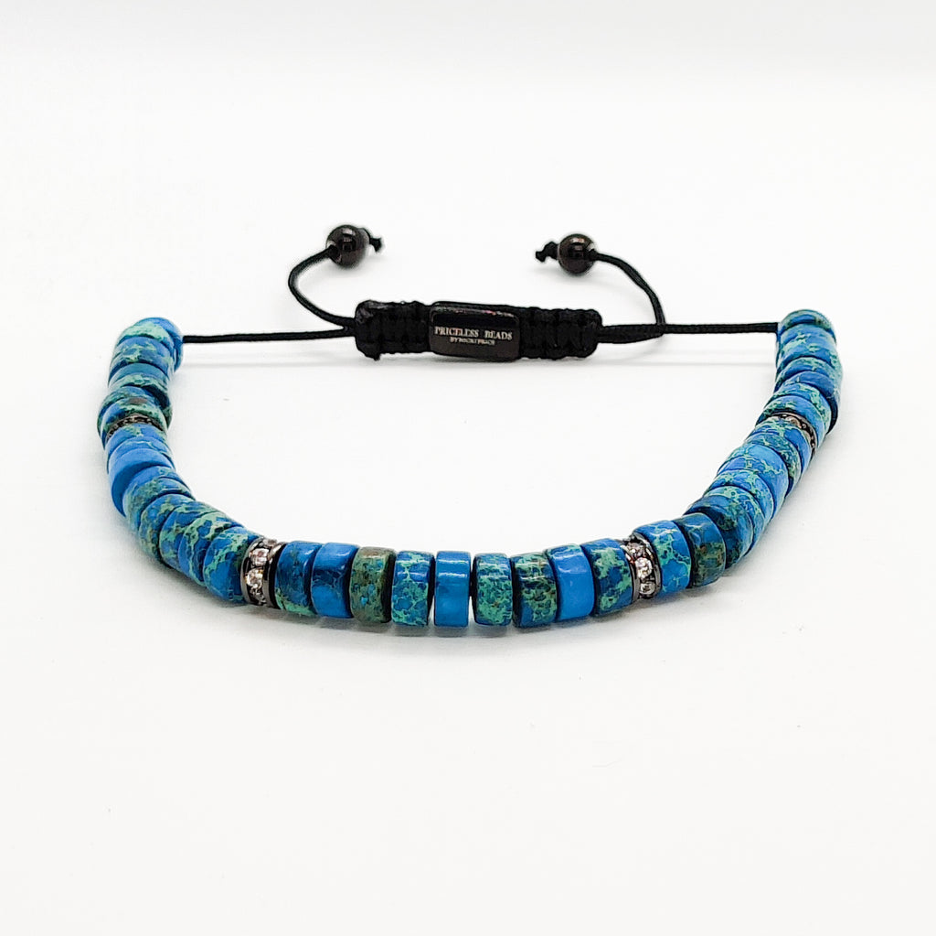 Blue Stone Bracelet | Blue Bracelet | Priceless Beads