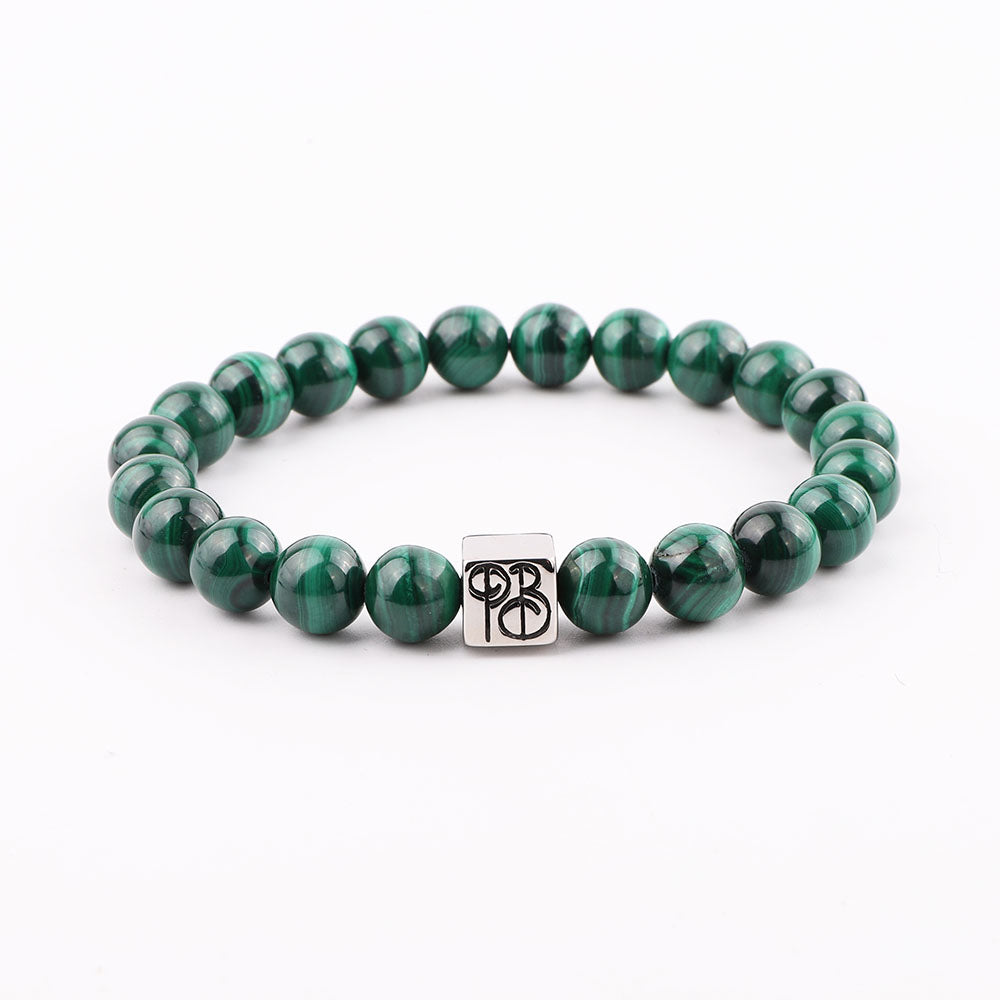 Wolf of Beads - Malachite - Priceless Beads