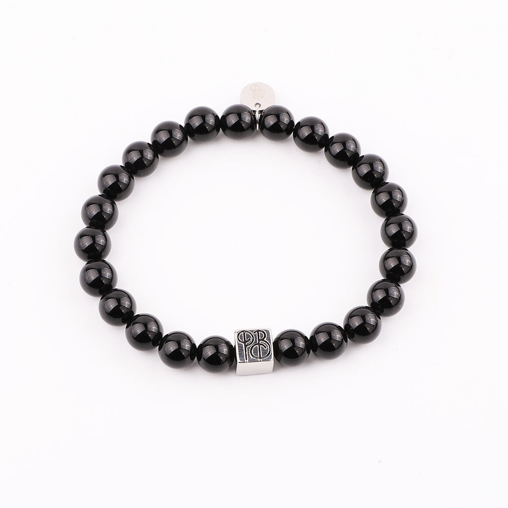 Wolf of Beads - Black Agate - Priceless Beads