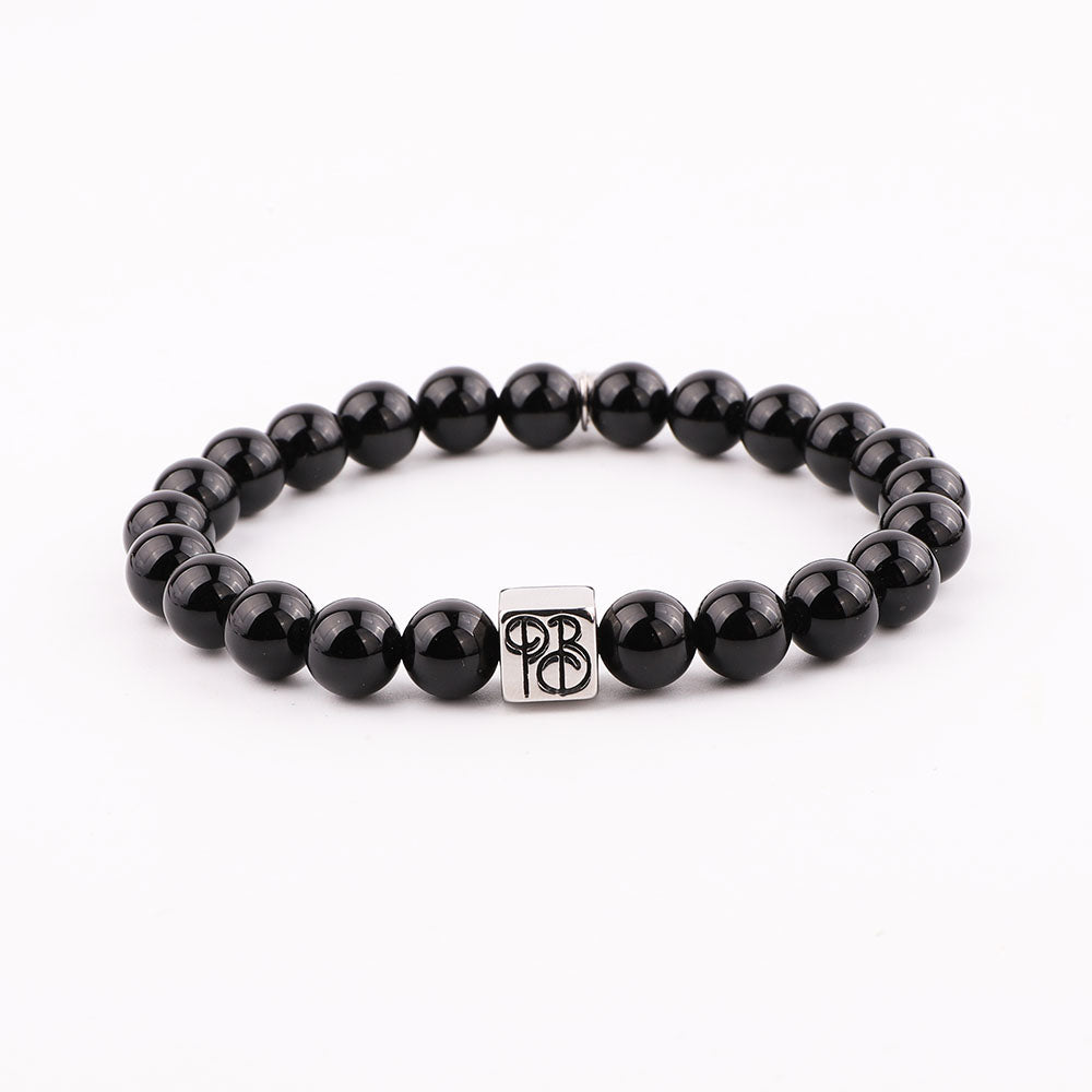 Wolf of Beads - Black Agate - Priceless Beads