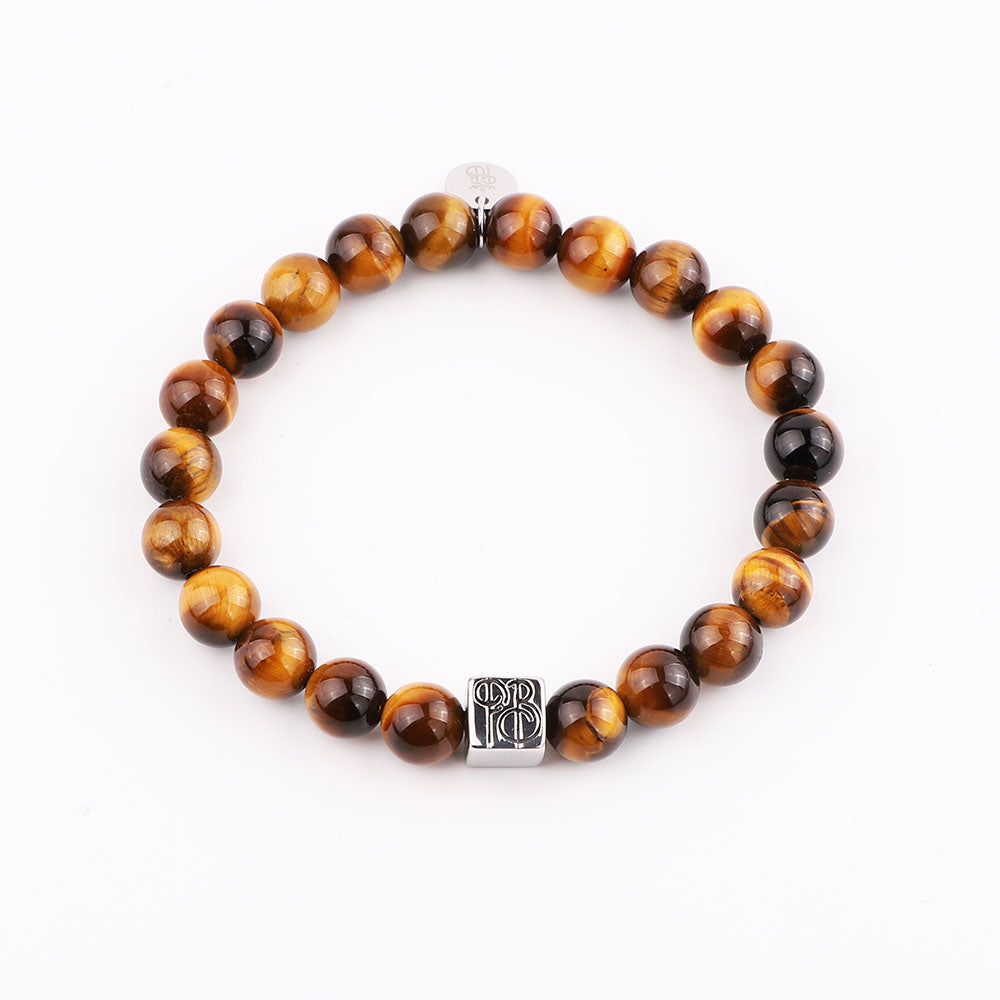 Wolf of Beads - Brown Tiger Eye - Priceless Beads