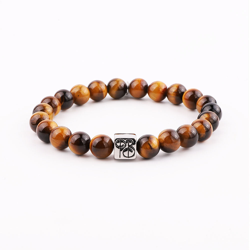 Wolf of Beads - Brown Tiger Eye - Priceless Beads